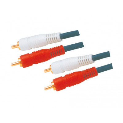 An MX 2 RCA Male Plug To MX 2 RCA Male Plug Cord High Resolution OFC Cable Tip Gold Plated 0.3 Meter (MX-836)