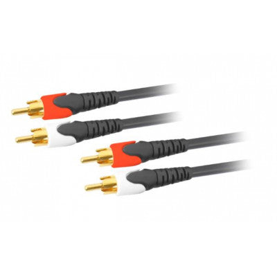 An MX 2 RCA To MX 2 RCA Cord Super Deluxe Gold Plated 3 Meters (MX-221C)