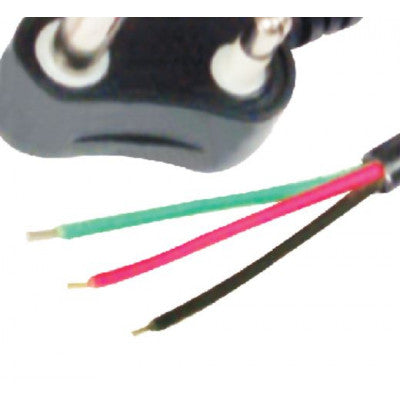 An MX 3 Pin Mains Cord 1.8 Meters 14/36 Inch SWG (MX-216)
