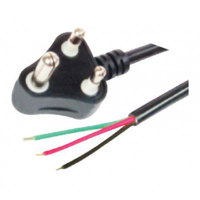 An MX 3 Pin Mains Cord 2.7 Meters 14/36 Inch SWG (MX-216A)