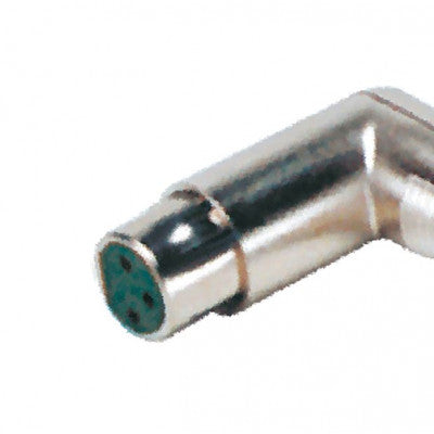 An MX 3 Pin MIC Extension Female Socket Connector XLR Right Angle (MX-1239)