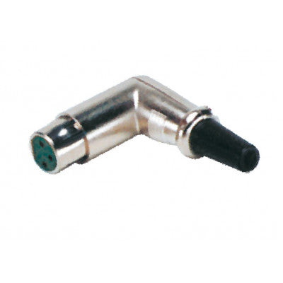 An MX 3 Pin MIC Extension Female Socket Connector XLR Right Angle (MX-1239)