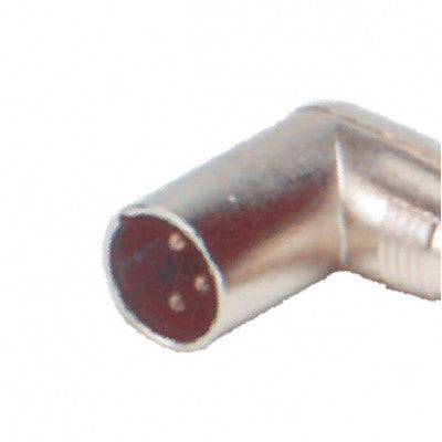An MX 3 Pin MIC Male Plug Connector XLR Right Angle (MX-1238)