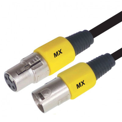 An MX 3 Pin MIC XLR Male Plug To 3 Pin XLR Female Socket Cord 1.5 Meter (MX-3741)
