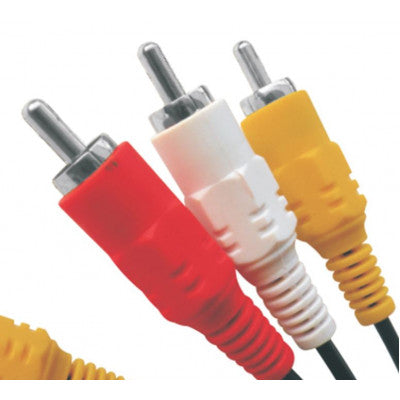 An MX 3 RCA Male Plug To MX 3 RCA Male Plug Cord Nickle Plated 1.5 Meters  (MX-733)