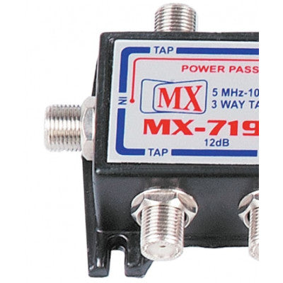 An MX 3 Way Tap Off with Power Pass Gold Plated Contact (MX-719M)