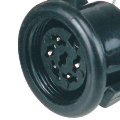 An MX 4 Pin DIN Female Socket Industrial Chassis Mounting with Locking System (MX-765)