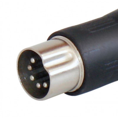 An MX 4 Pin DIN Male Connector Copper Plated Plug (MX-107)