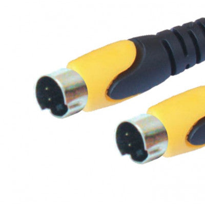 An MX 4 Pin Mini DIN Male Plug To MX 4 Pin Mini DIN Male Plug Cord 1.5 Meter Gold Plated (371)
