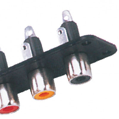 An MX 4 Way RCA Female Socket Connector (MX-1369)