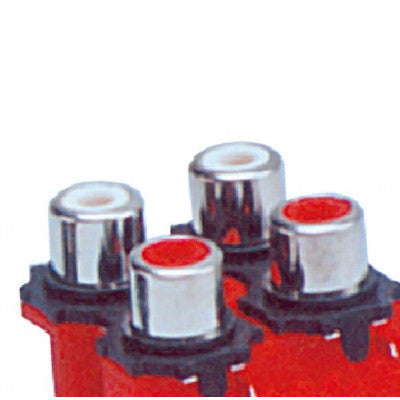 An MX 4 Way RCA Female Socket Connector PCB Mounting (MX-1259)