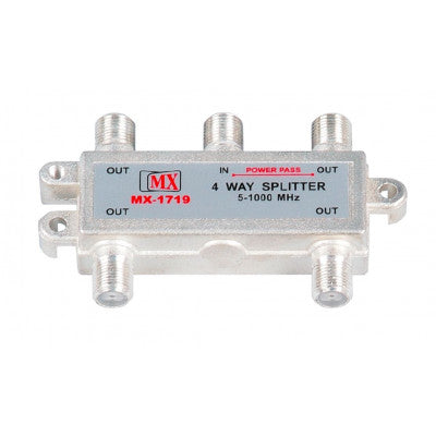 An MX 4 Way Splitter Mini 1 GHz (MX-1719)