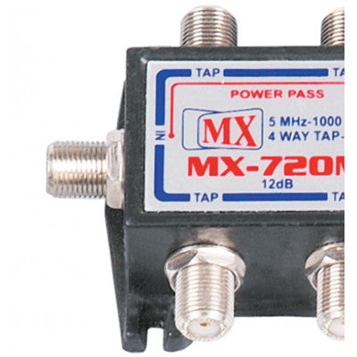 An MX 4 Way Tap Off with Power Pass Gold Plated Contact (MX-720M)