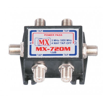 An MX 4 Way Tap Off with Power Pass Gold Plated Contact (MX-720M)