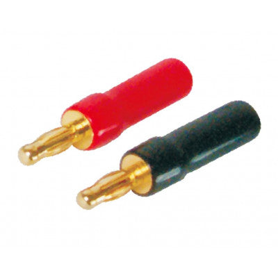 An MX 4mm Banana Crimp Type Male Plug Connector Gold Plated Beryllium Copper (MX-1403)