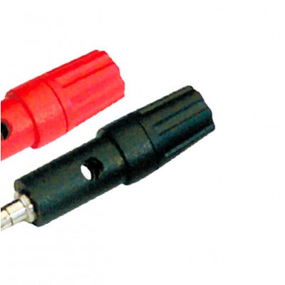 An MX 4mm Banana Male Plug To 4mm Banana Female Socket Connector Stackable - Pair (MX-1657)
