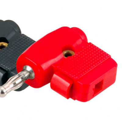 An MX 4mm Banana Right Angle Male Connector Stackable From Rear For 2mm Male Plug Spring Loaded Cable Entry Beryllium Copper (MX-1402)