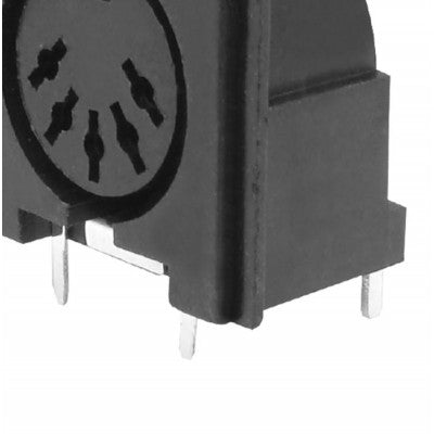 An MX 5 Pin DIN Female Connector PCB Mounting Plastic (MX-445)
