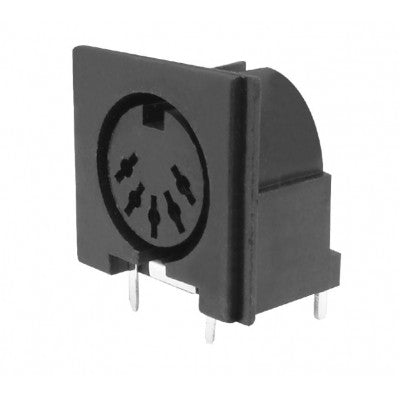 An MX 5 Pin DIN Female Connector PCB Mounting Plastic (MX-445)