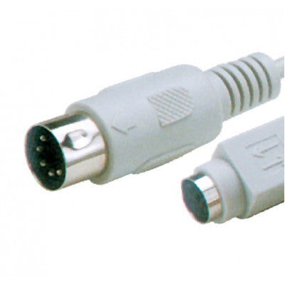 An MX 5 Pin Male Plug TO MX 6 Pin Mini DIN Female Socket Cord with 0.60 Meter Wire (MX-276)