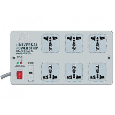 An MX 6 Socket Power Strip Universal Socket 5 Amp 5 Meter (MX-982)