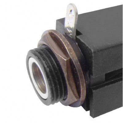An MX 6.35mm P-38 Mono Female Socket Connector Box Type Plastic (MX-70A)