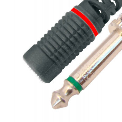 An MX 6.35mm P-38 Mono Male Connector Super Deluxe Copper Plated Contact Gold Plated (MX-65GP)