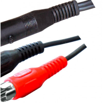 An MX 6.35mm P-38 Mono Male Plug To MX 2 RCA Male Plug Cord 1.5 Meter (MX-644)