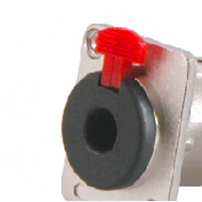 An MX 6.35mm P-38 Stereo Female Socket Locking Type Panel Mounting Connector (MX-1872A)