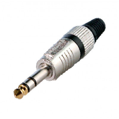 An MX 6.35mm P-38 Stereo Male Connector with Golden Tip Heavy Duty (MX-1867)