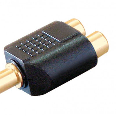 An MX 6.35mm P-38 Stereo Male Plug To MX 2 RCA Female Connector Gold Plated (MX-558)