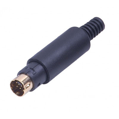An MX 7 Pin Mini DIN Male Plug Connector New Type 2 Rows (MX-2446)