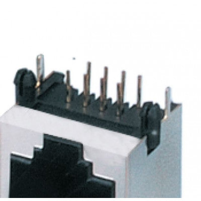 An MX 8P8C PCB Type Moulder Female Socket Connector Horizontal with Shield C-5 (MX-2238)