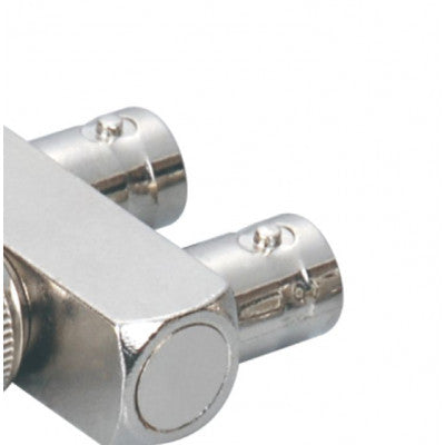 An MX BNC Male Plug To MX 2 BNC Female Socket Connector (MX-2502A)