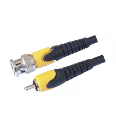 An MX BNC Male Plug To MX RCA Male Plug Cord Dual Moulded 1.5 Meter (MX-233)