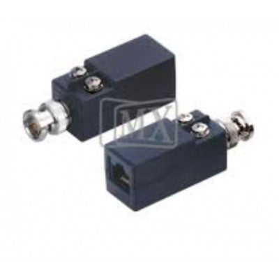 An MX BNC Male Plug To MX RJ45 Twisted Pair Balun Connector without DC Power 600M (MX-2603)