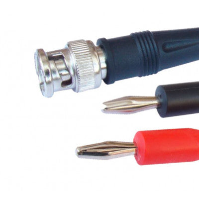 An MX BNC Male Plug To 2 Banana Male Cord Moulded 1.5 Meter (MX-243B)