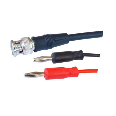 An MX BNC Male Plug To 2 Banana Male Cord Moulded 1.5 Meter (MX-243B)