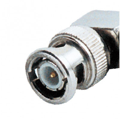 An MX BNC Male To MX BNC Female Right Angle Connector (MX-1310)