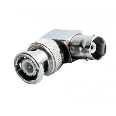 An MX BNC Male To MX BNC Female Right Angle Connector (MX-1310)