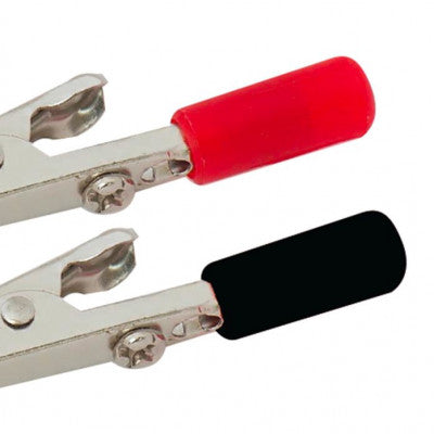 An MX Crocodile Clip Thump Type 10 Amps Red and Black Pair (MX-522)