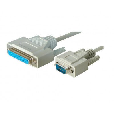 An MX DB 09P Male To MX DB 25P Female 9C Moulded Modem Cable 1.5 Meter (MX-2047)