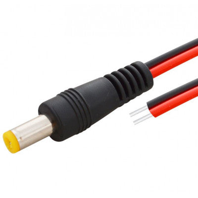 An MX DC Male Plug To Open End Cord 6" L (MX-3555)