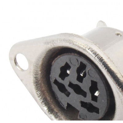 An MX DIN Female Connector Metal 4 Pin Socket (MX-123)