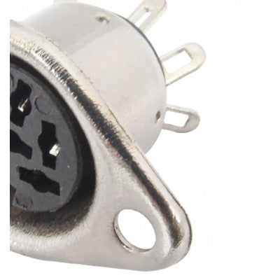 An MX DIN Female Connector Metal 4 Pin Socket (MX-123)