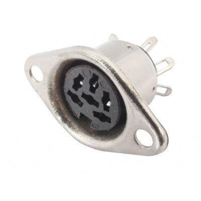 An MX DIN Female Connector Metal 4 Pin Socket (MX-123)
