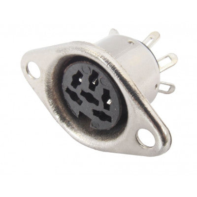 An MX DIN Female Connector Metal 5 Pin Socket (MX-124)
