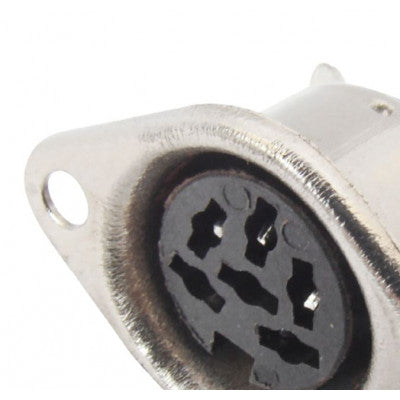 An MX DIN Female Connector Metal 8 Pin Socket (MX-126)