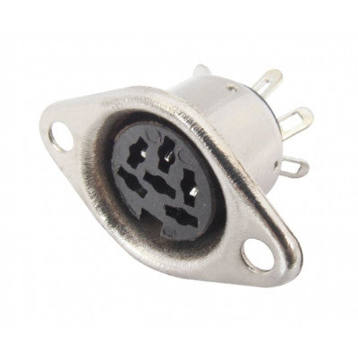 An MX DIN Female Connector Metal 8 Pin Socket (MX-126)