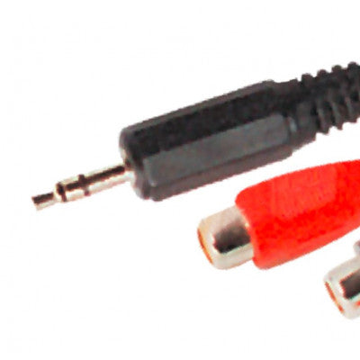An MX EP Stereo Male Plug 3.5mm To MX 2 RCA Female Socket Cord 1.5 Meter (MX-269)